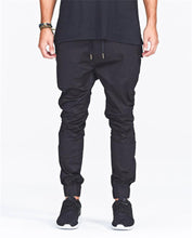 Men's Designer Drop Crotch Jogger with Elastic Cuff