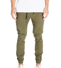 Men's Designer Drop Crotch Jogger with Elastic Cuff