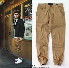 Men's Khaki Jogger Button Fly