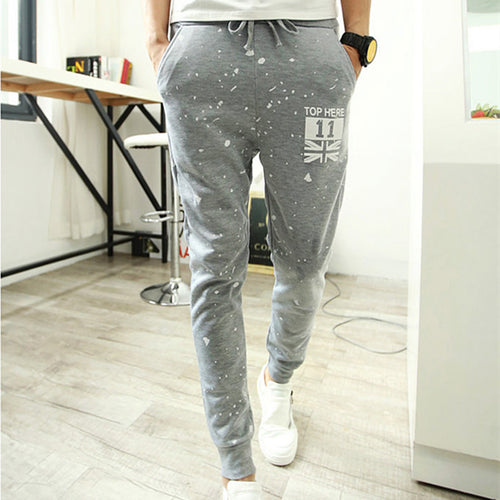 Men's Pencil Jogger Paint Splatter